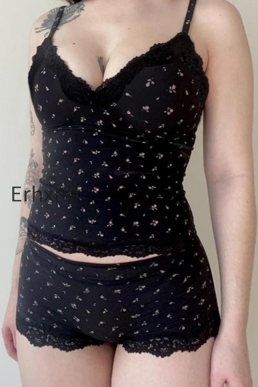 chic-casual-floral-lace-sexy-cami-two-piece-set