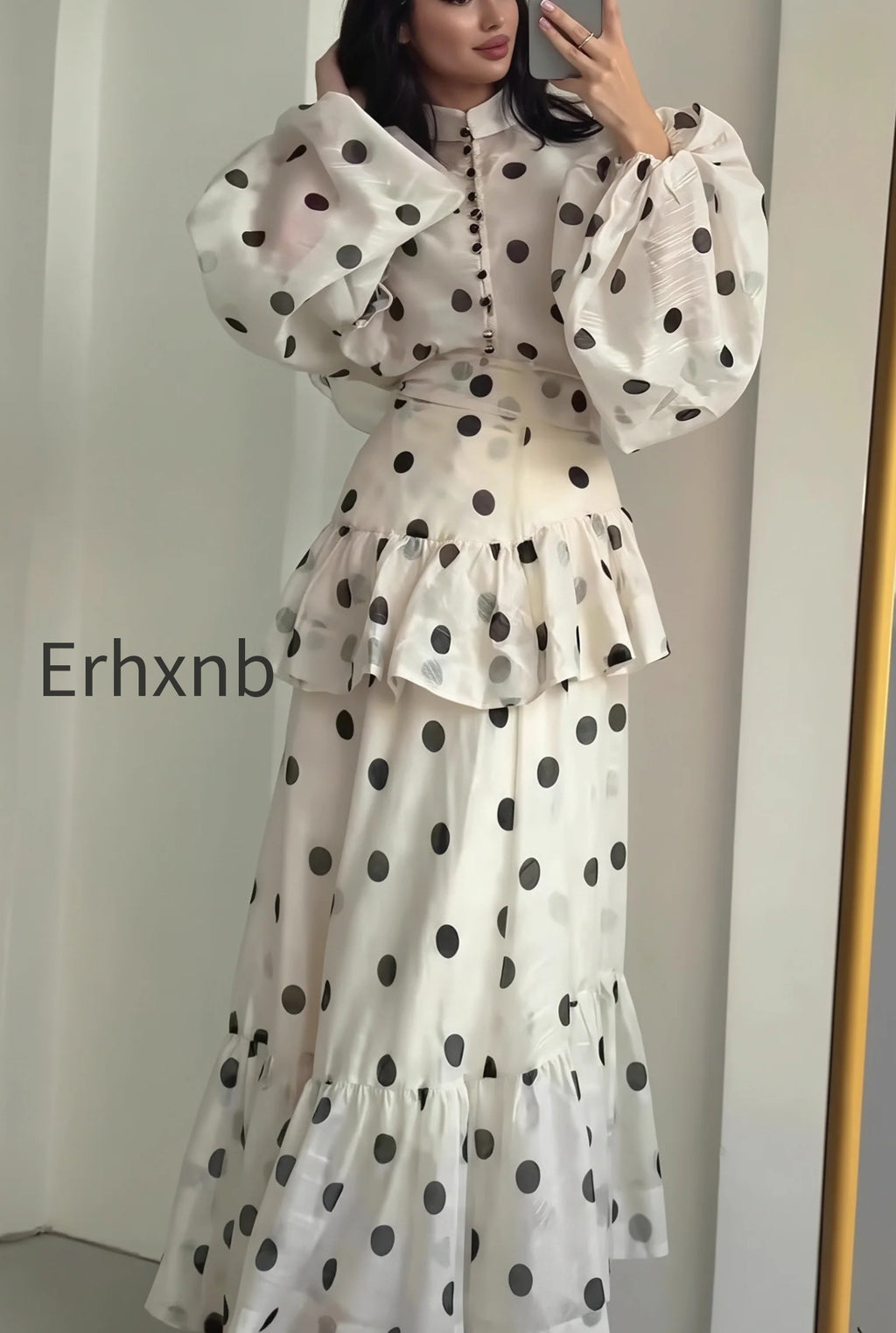 sheer-polka-dot-long-sleeve-maxi-dress