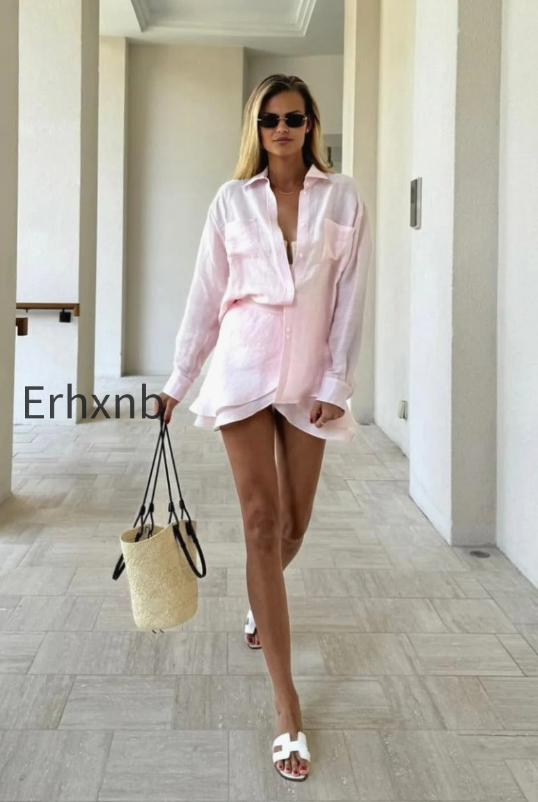 casual-beach-shirt-cover-skirt-set
