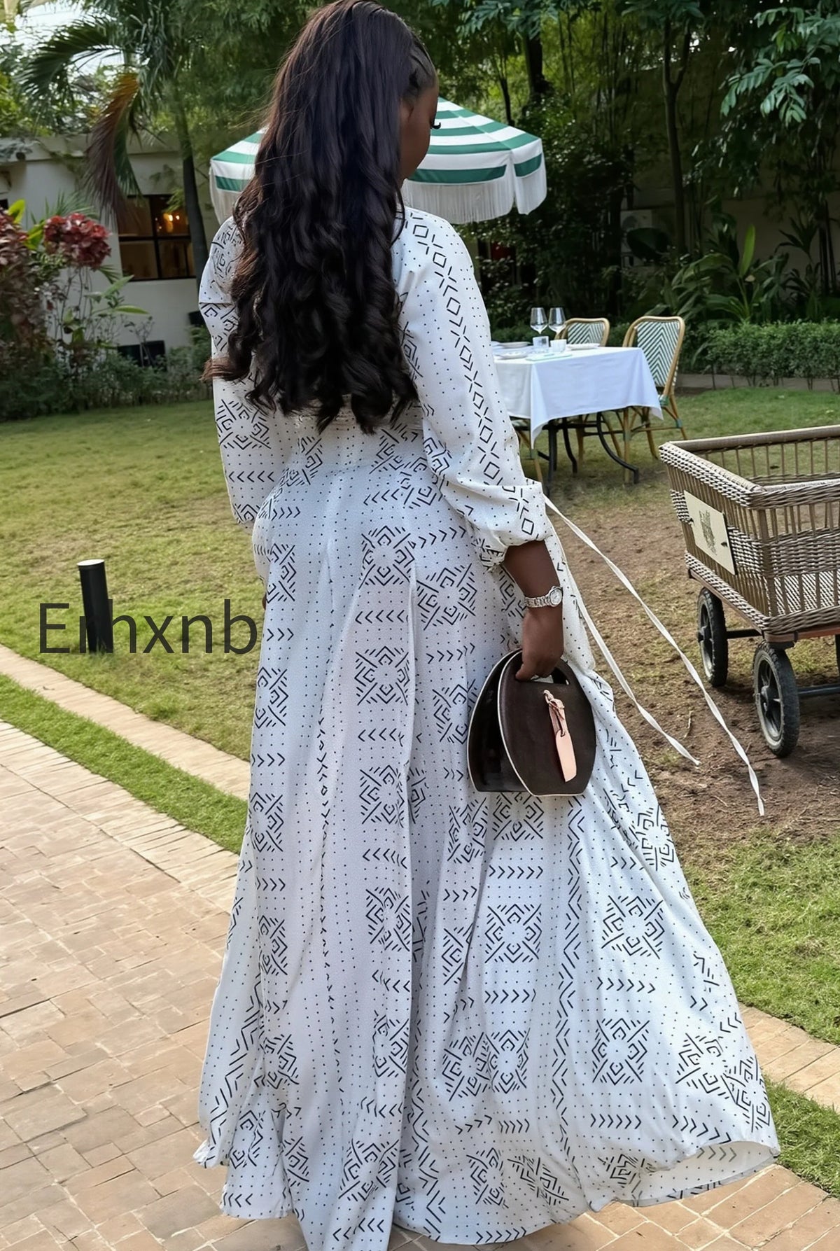 casual-stand-collar-button-maxi-dress