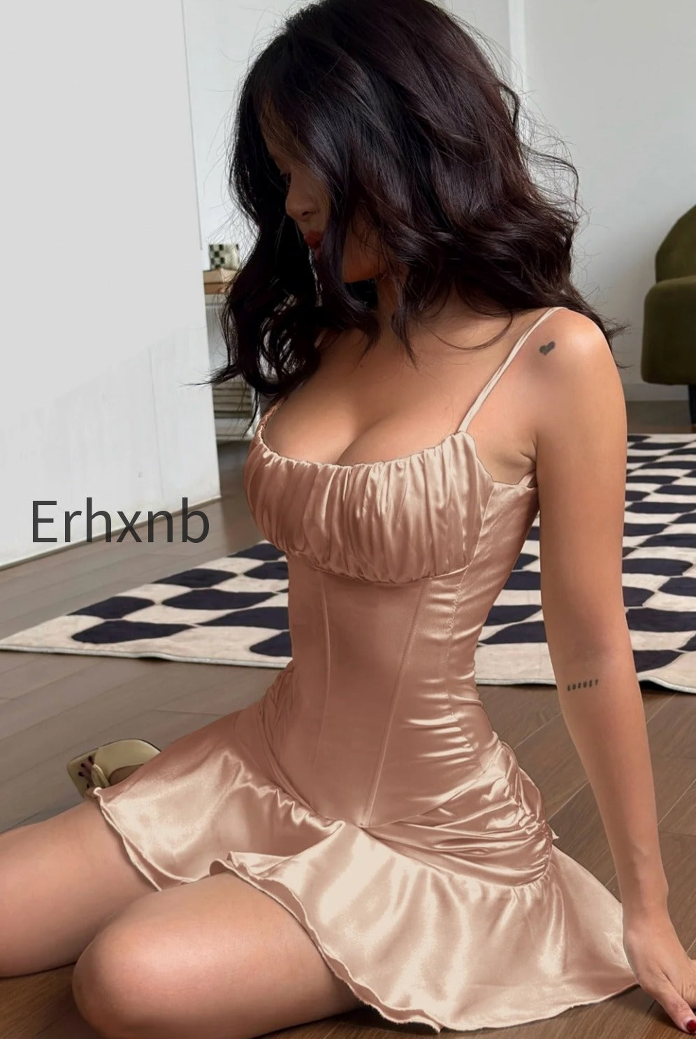 elegant-backless-cami-ruffle-skirt-set