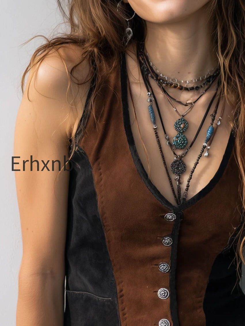 vintage-contrast-trim-suede-vest