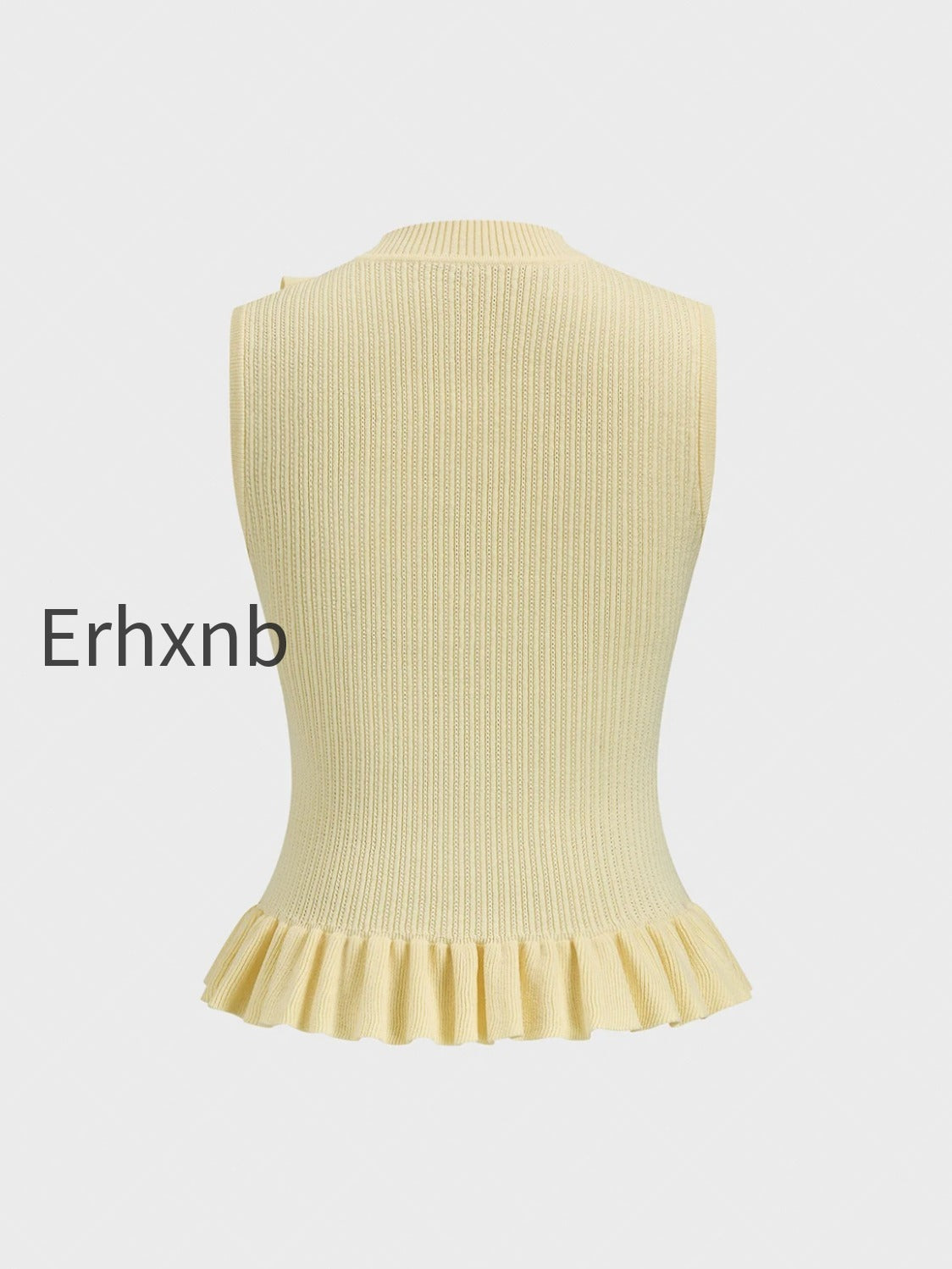 ribbed-high-neck-ruffle-sleeveless-top