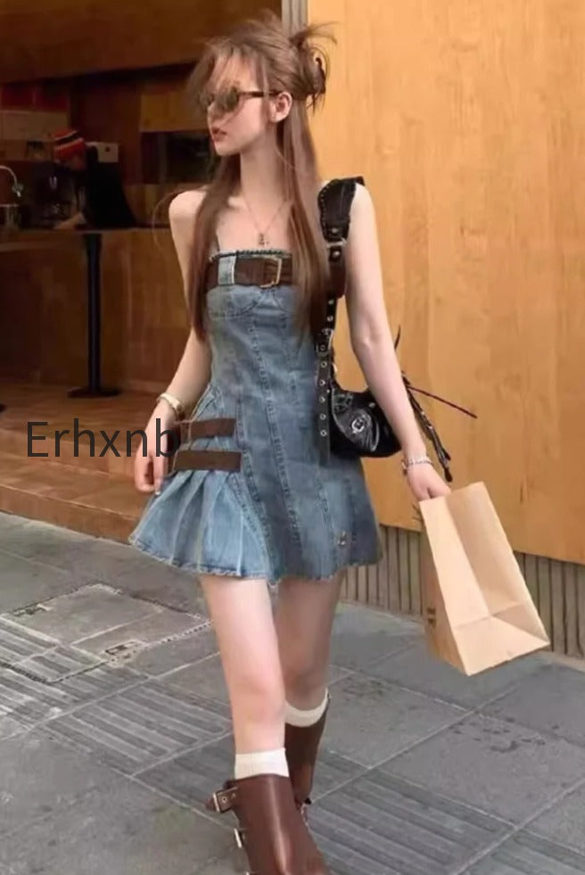 high-waist-sexy-denim-dress