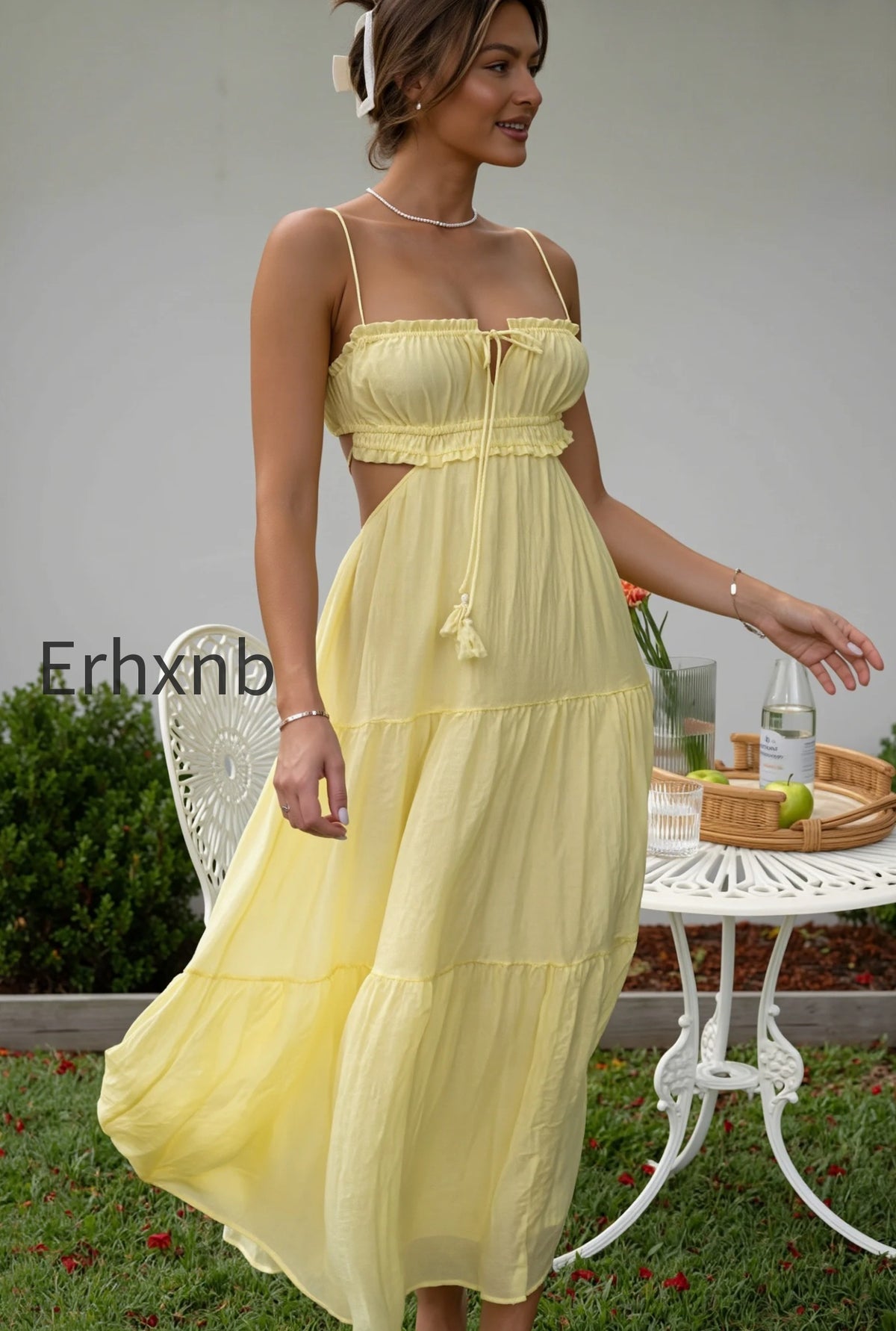 casual-chiffon-cutout-a-line-maxi-dress