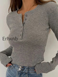 solid-ribbed-basic-long-sleeve-ruched-casual-knitted-buttons-up-t-shirts