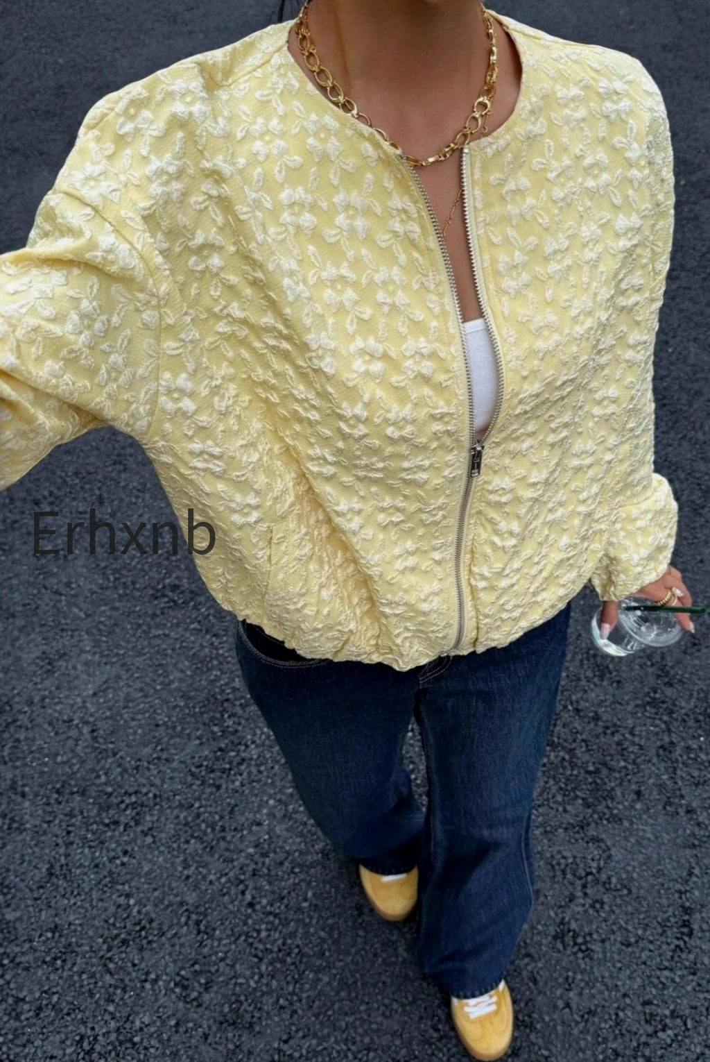 cropped-jacquard-sleeve-jacket