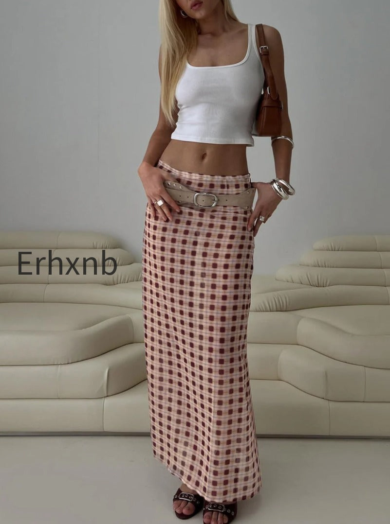 surina-skirt-peach-check